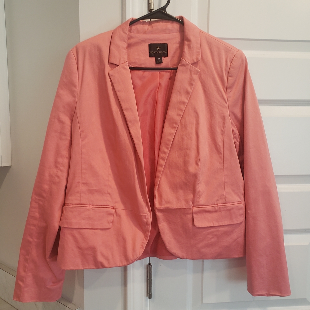 Worthington Pink Blazer Jacket